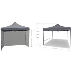 Садовый павильон Maltec 109050 3x3 (Grey) Thumb