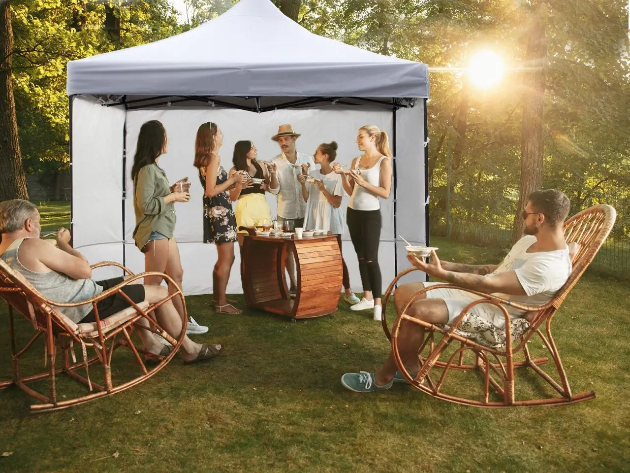 Садовый павильон Maltec Sunwaal 111246 3x3 (White)