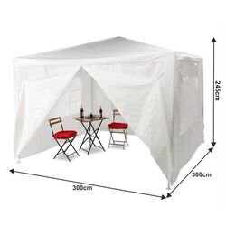 Pavilion de gradina Mobhaus Tekno Typ 1 3x3 (White) Thumb