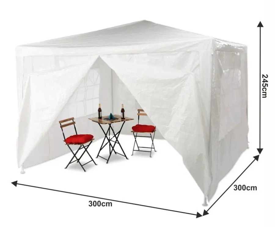 Pavilion de gradina Mobhaus Tekno Typ 1 3x3 (White)