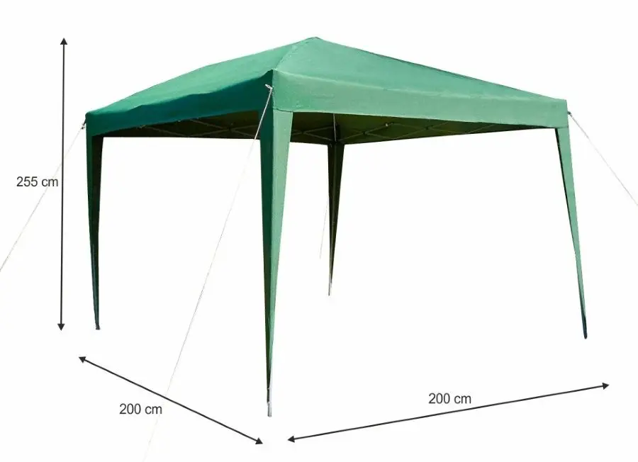Pavilion de gradina Mobhaus Trekan Typ 1 2x2 (Green)