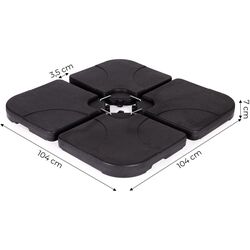 Suport pentru umbrela Modern Home YB17015L-C (Black) Thumb