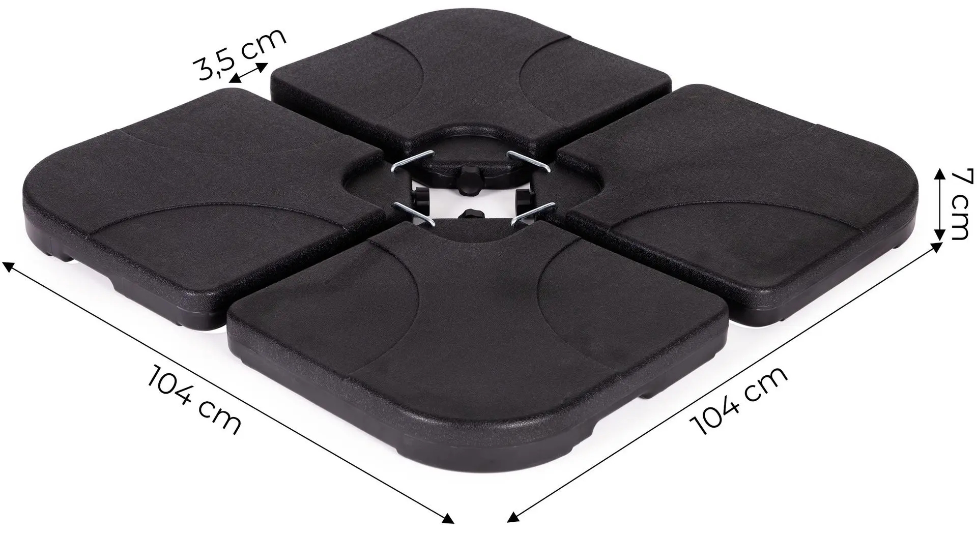 Suport pentru umbrela Modern Home YB17015L-C (Black)