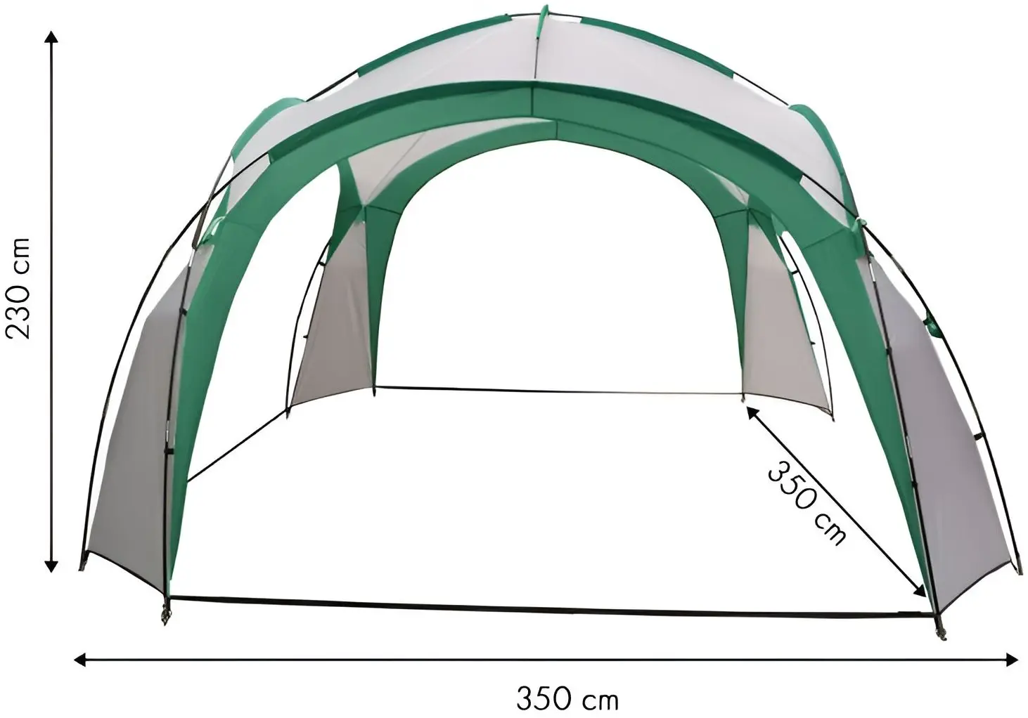 Садовый павильон Modern Home ST-001 3.5x3.5 (Green)