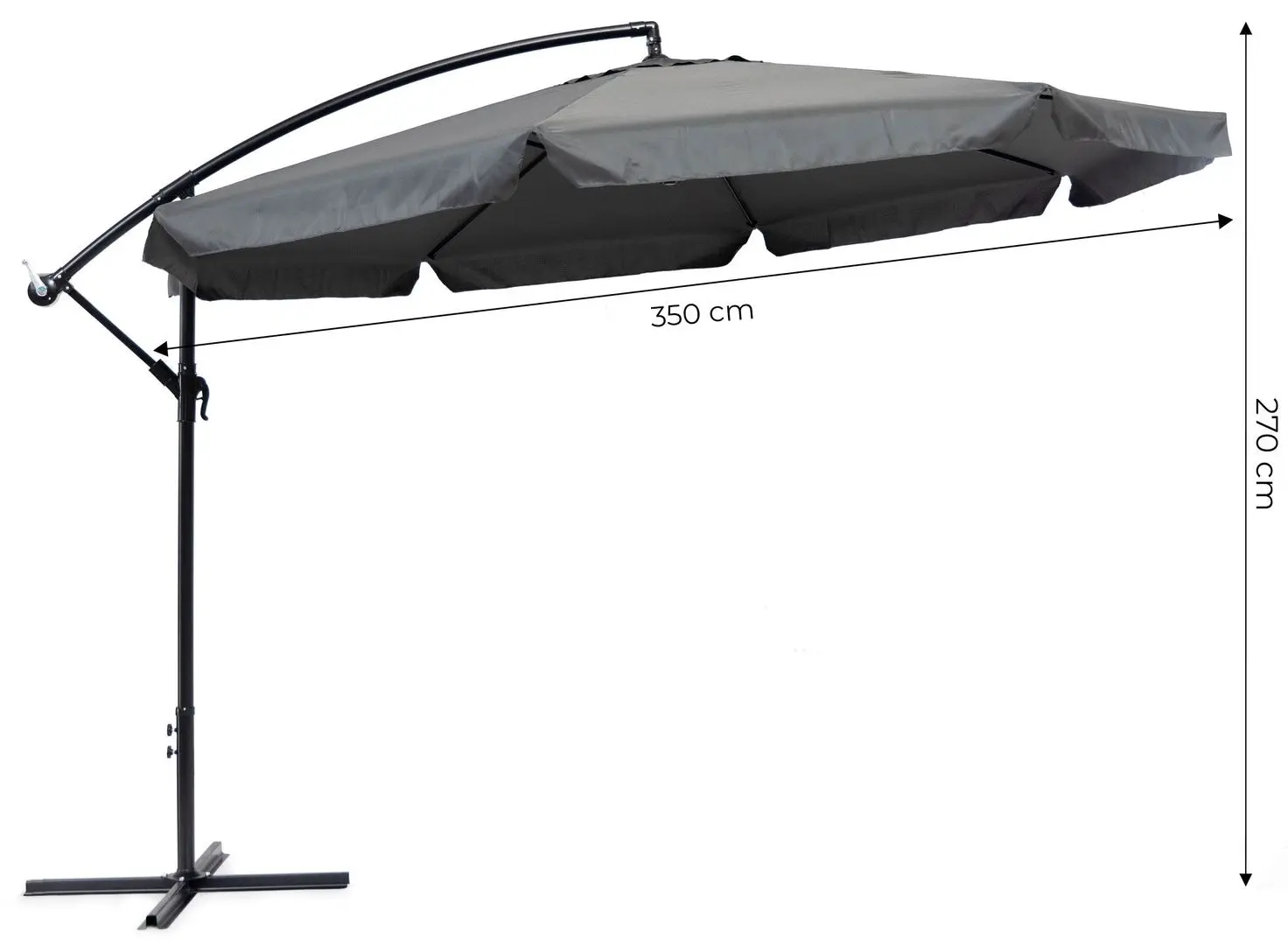 Зонт от солнца Modern Home SL-UM002B (Dark Grey)