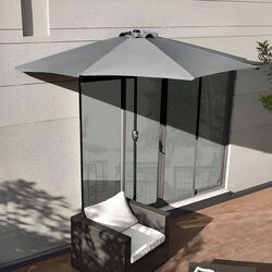 Umbrelă de soare Modern Home SL-UM016 (Grey) Thumb
