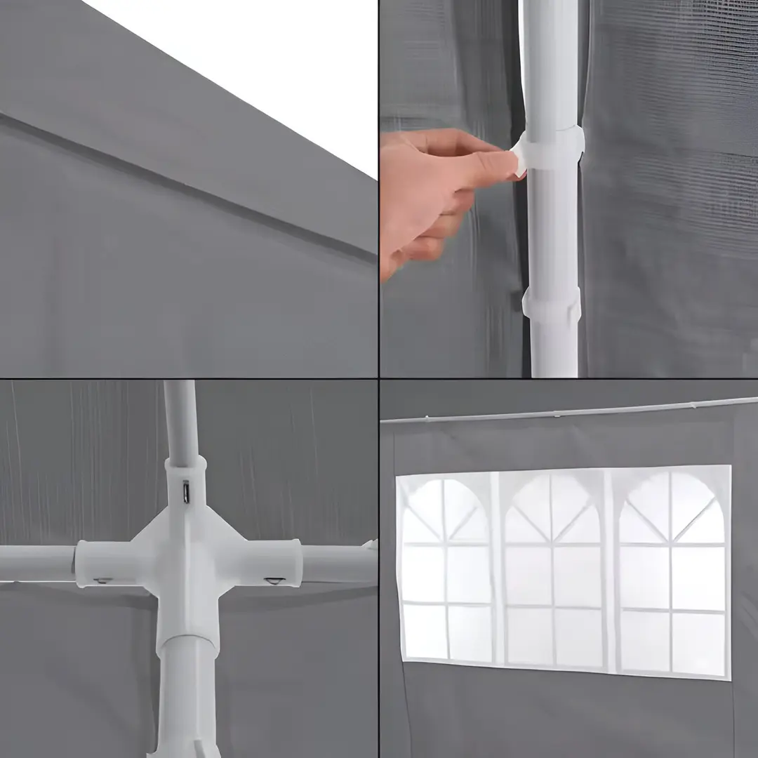 Pavilion de gradina MultiGarden PAW 3x9m (Grey)