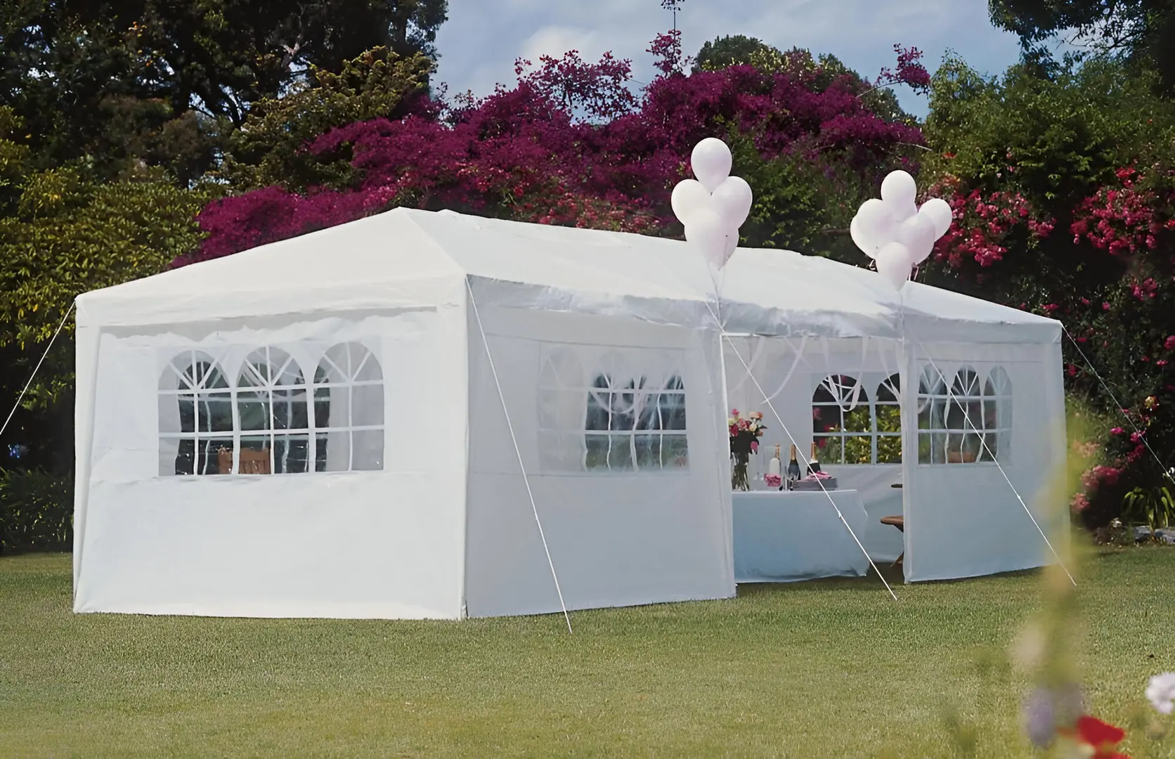 Pavilion de gradina MultiGarden PAW 3x9m (White)