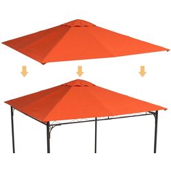 Крыша для для садового павильона Outsunny 84C-141OG 3x3 (Orange) Thumb