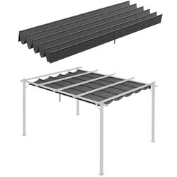 Acoperis retractabil pentru pergola Outsunny 84C-372V01CG (Dark Grey) Thumb