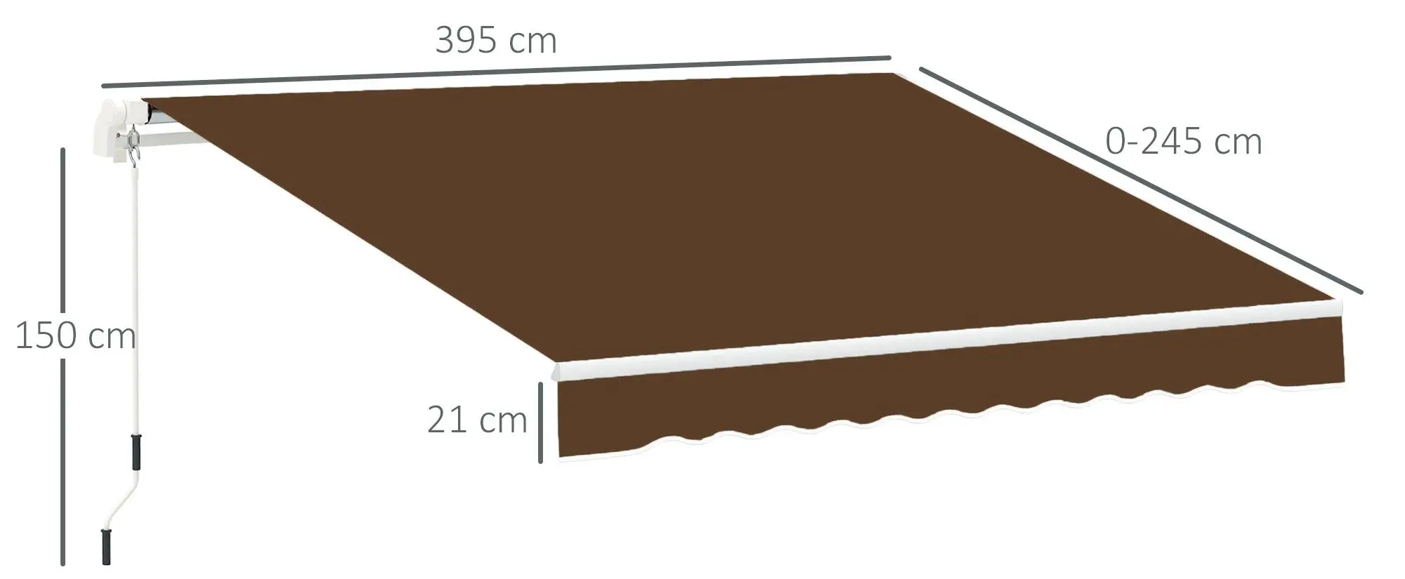 Copertina Outsunny 840-151CF (Rusty) - 5