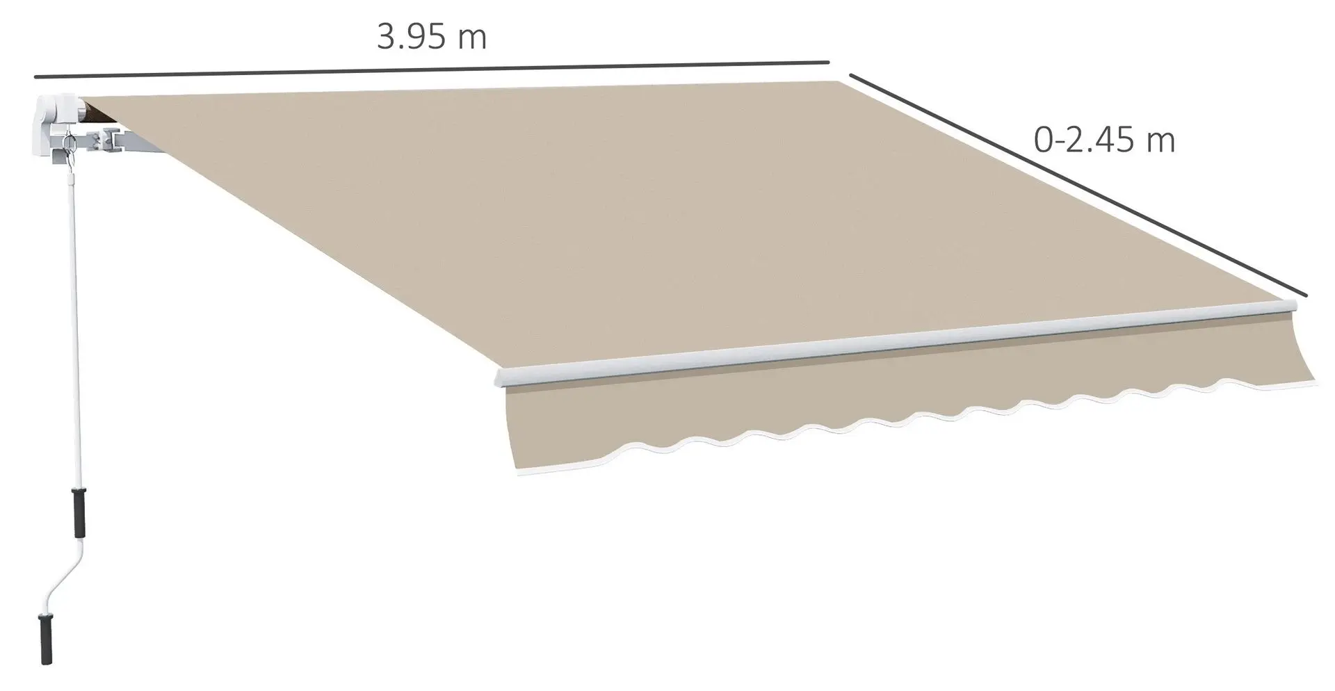 Copertina Outsunny 840-151CW (Beige) - 3