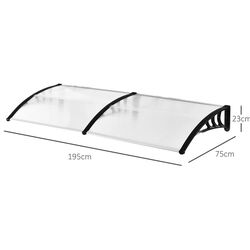 Copertina Outsunny B70-047WT (Transparent) Thumb