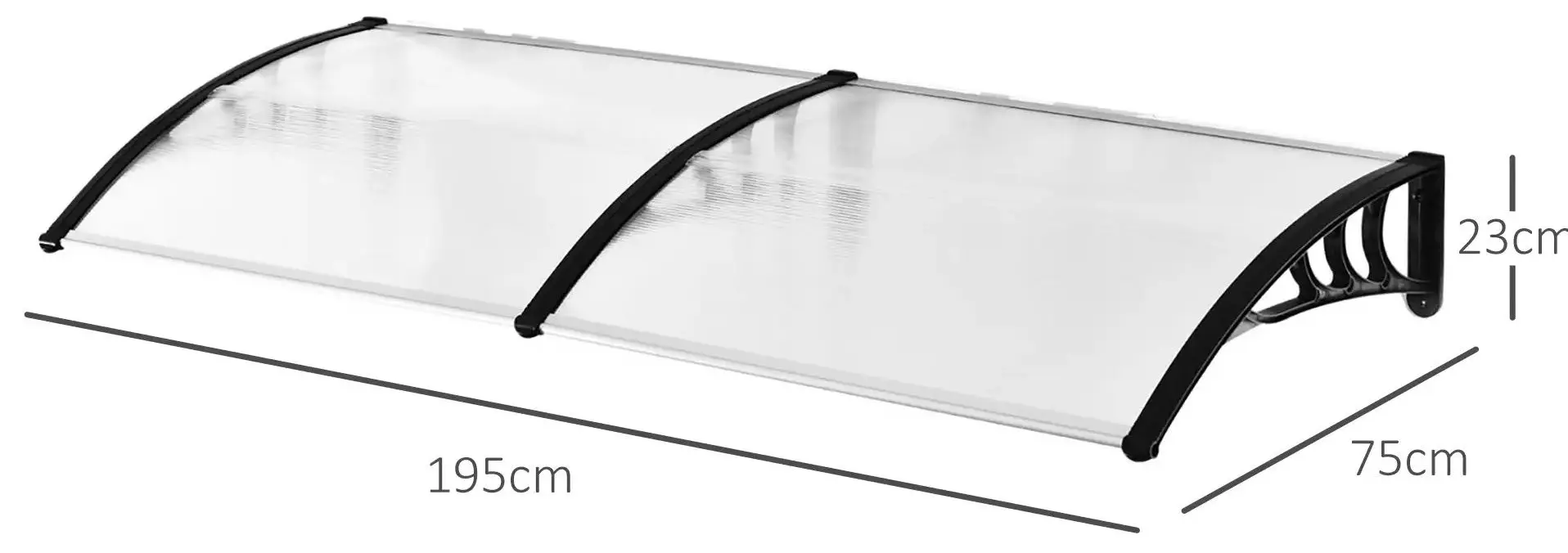 Copertina Outsunny B70-047WT (Transparent)