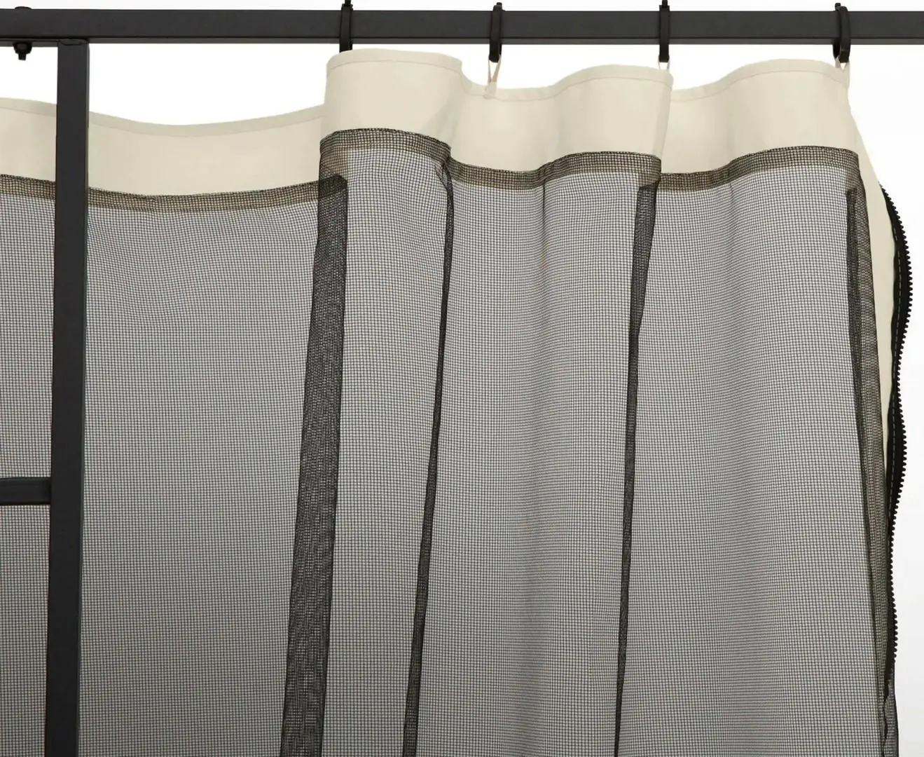 Москитная сетка для садового павильона Outsunny 84C-142 335x207cm (Black/Beige)