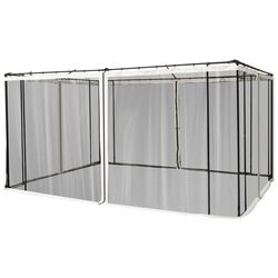 Москитная сетка для садового павильона Outsunny 84C-142V02 (Black/Beige) Thumb