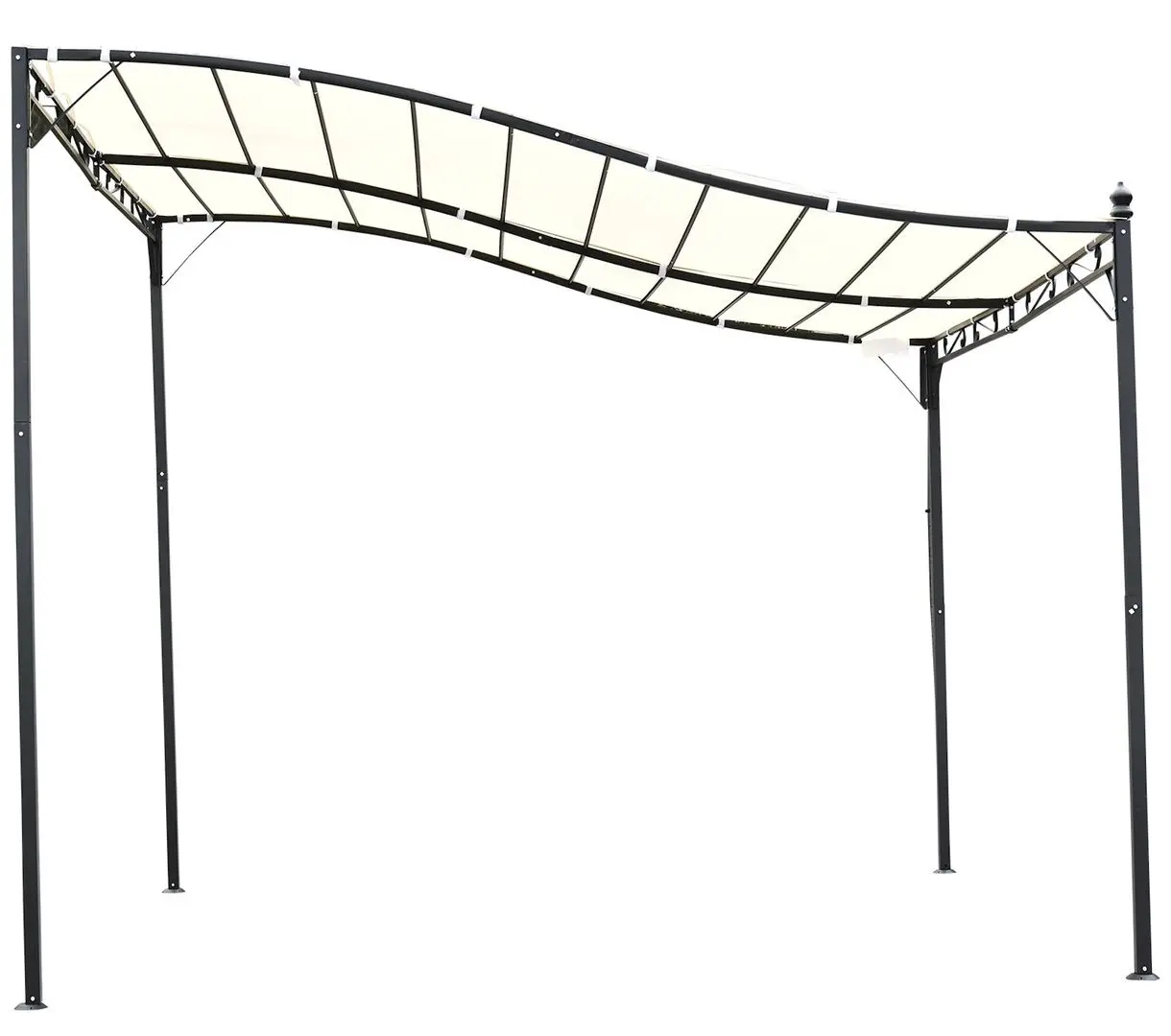 Pergola Outsunny 84C-038 297x297 (Cream)