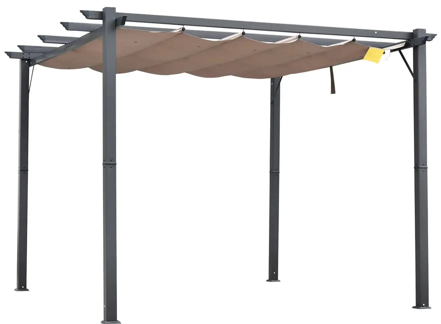 Pergola Outsunny 84C-054BK (Grey/Brown)
