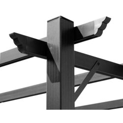 Пергола Outsunny 84C-055BK 3x4 (Black/Brown) Thumb