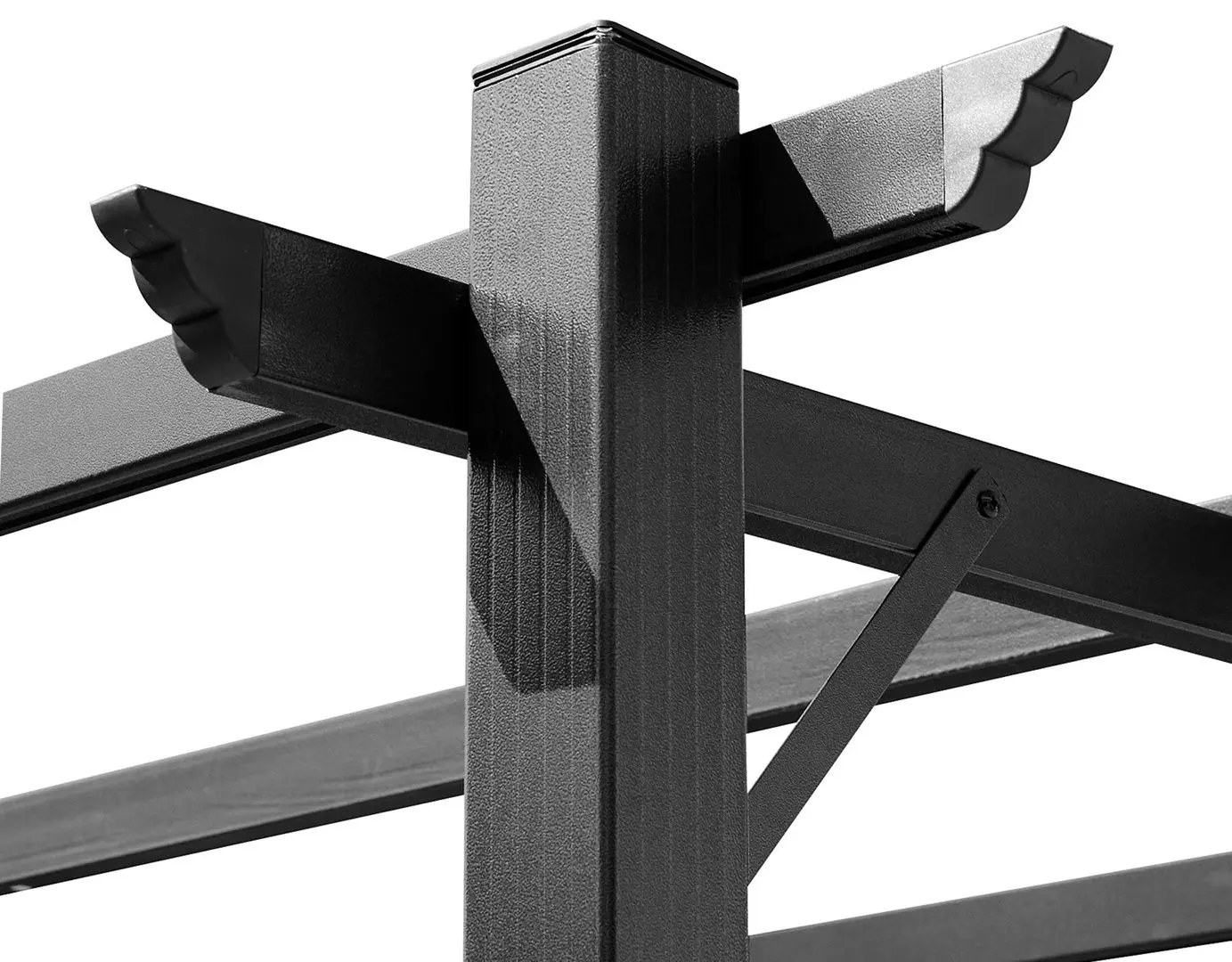 Пергола Outsunny 84C-055BK 3x4 (Black/Brown) - 7