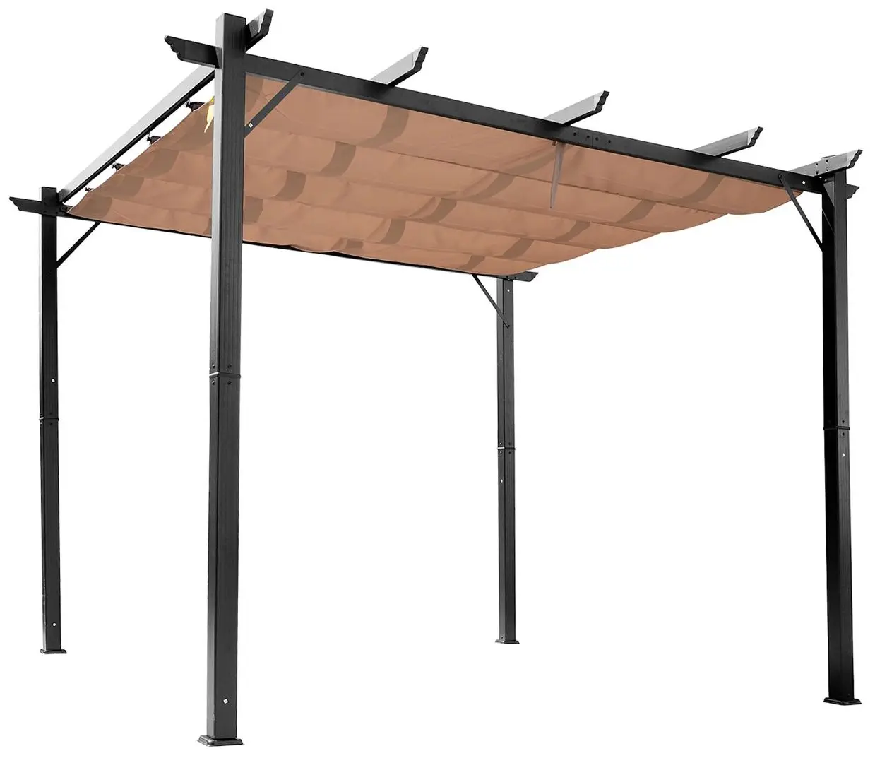 Пергола Outsunny 84C-055BK 3x4 (Black/Brown)