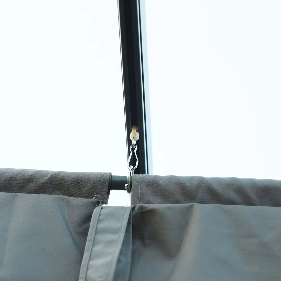 Pergola Outsunny 84C-175 298x213x222 (Black/Grey)