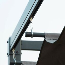 Pergola Outsunny 84C-175 298x213x222 (Black/Grey) Thumb