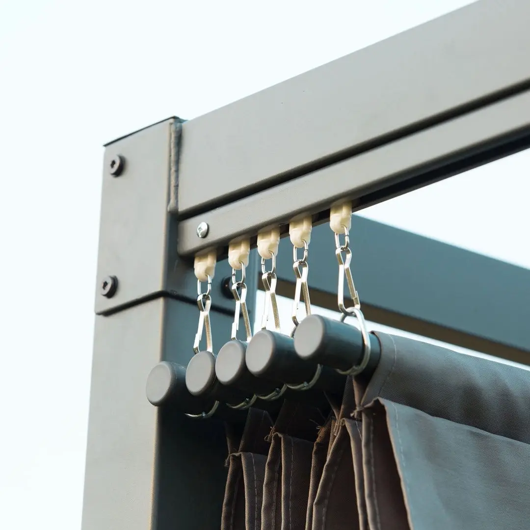 Pergola Outsunny 84C-175 298x213x222 (Black/Grey)