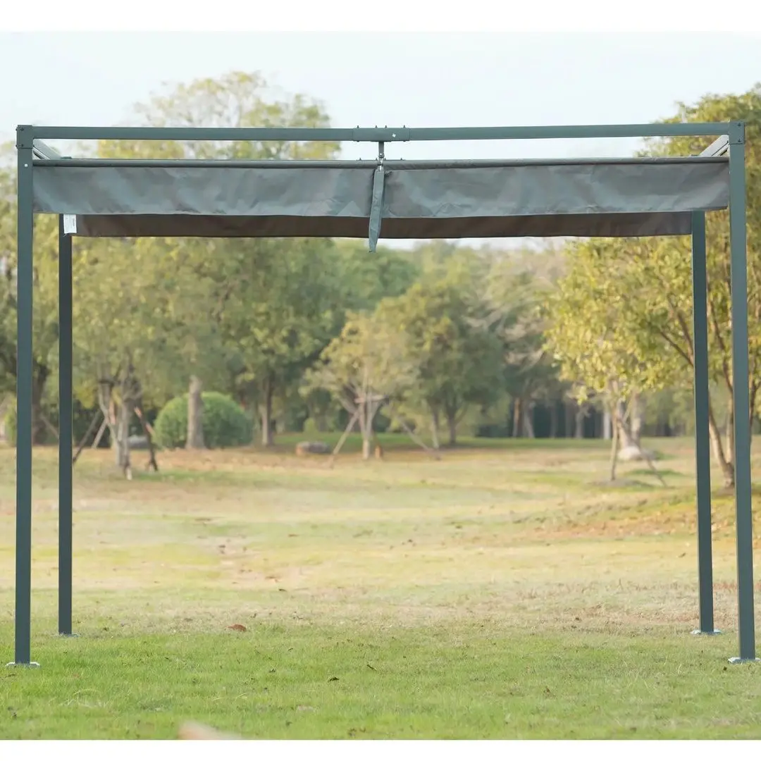 Pergola Outsunny 84C-175 298x213x222 (Black/Grey)
