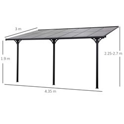 Пергола Outsunny 84C-182 (Grey) Thumb