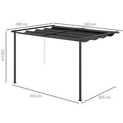 Пергола Outsunny 84C-396V00CG 390x290x220 (Grey) Thumb