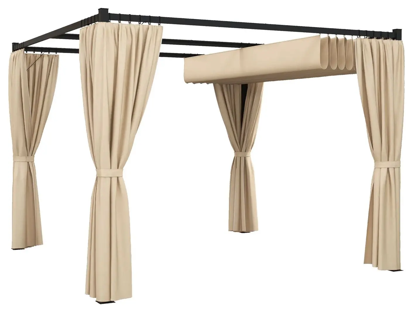 Пергола Outsunny 84C-441V00BG 3x3 (Beige)