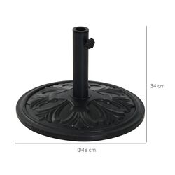 Подставка для зонта Outsunny 84D-046BK (Black) Thumb