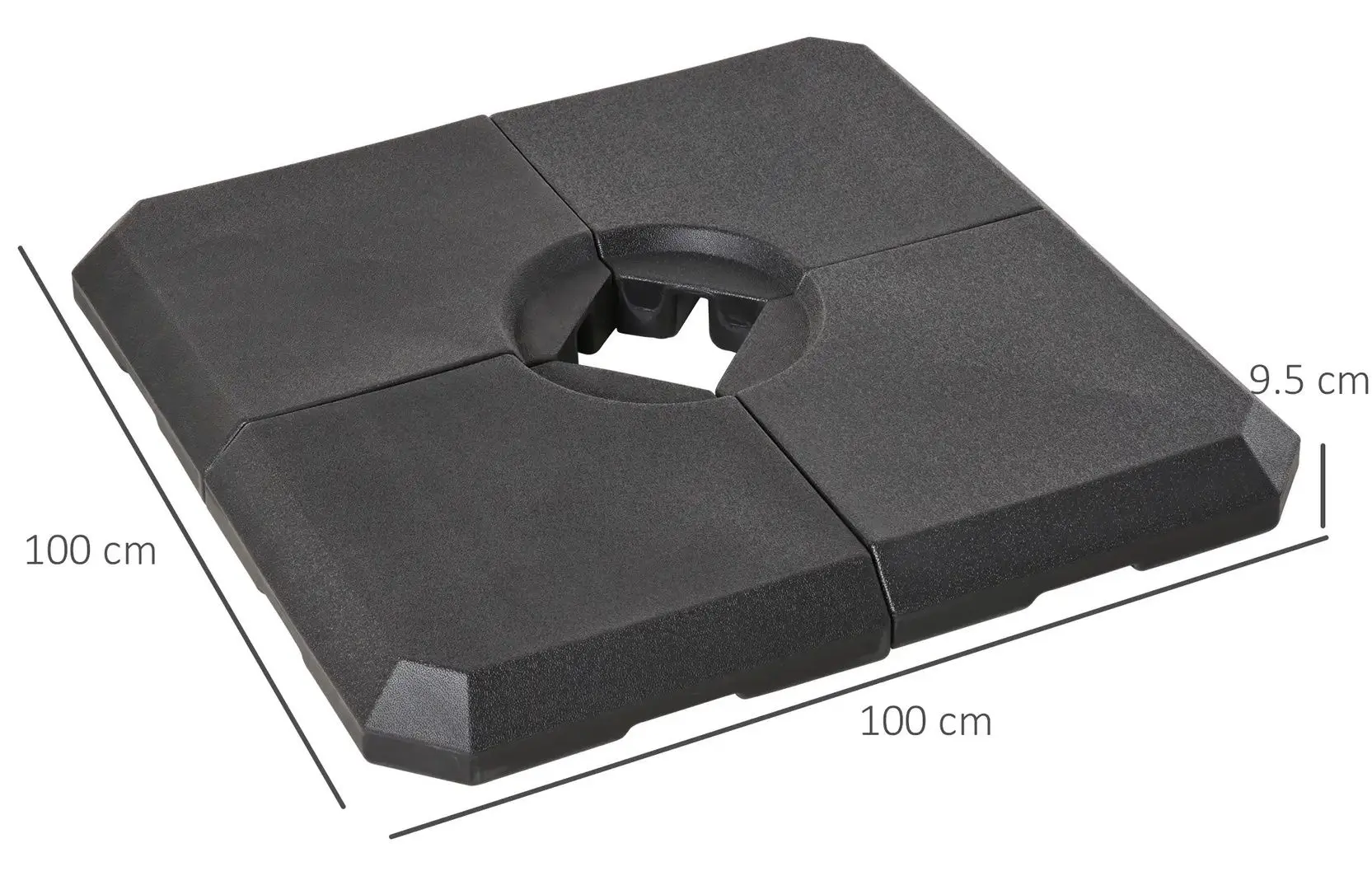 Подставка для зонта Outsunny 84D-070 (Black)