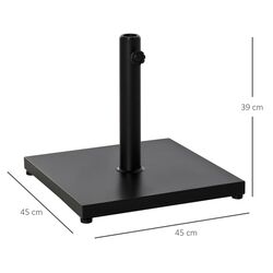 Suport pentru umbrela Outsunny 84D-077 (Black) Thumb