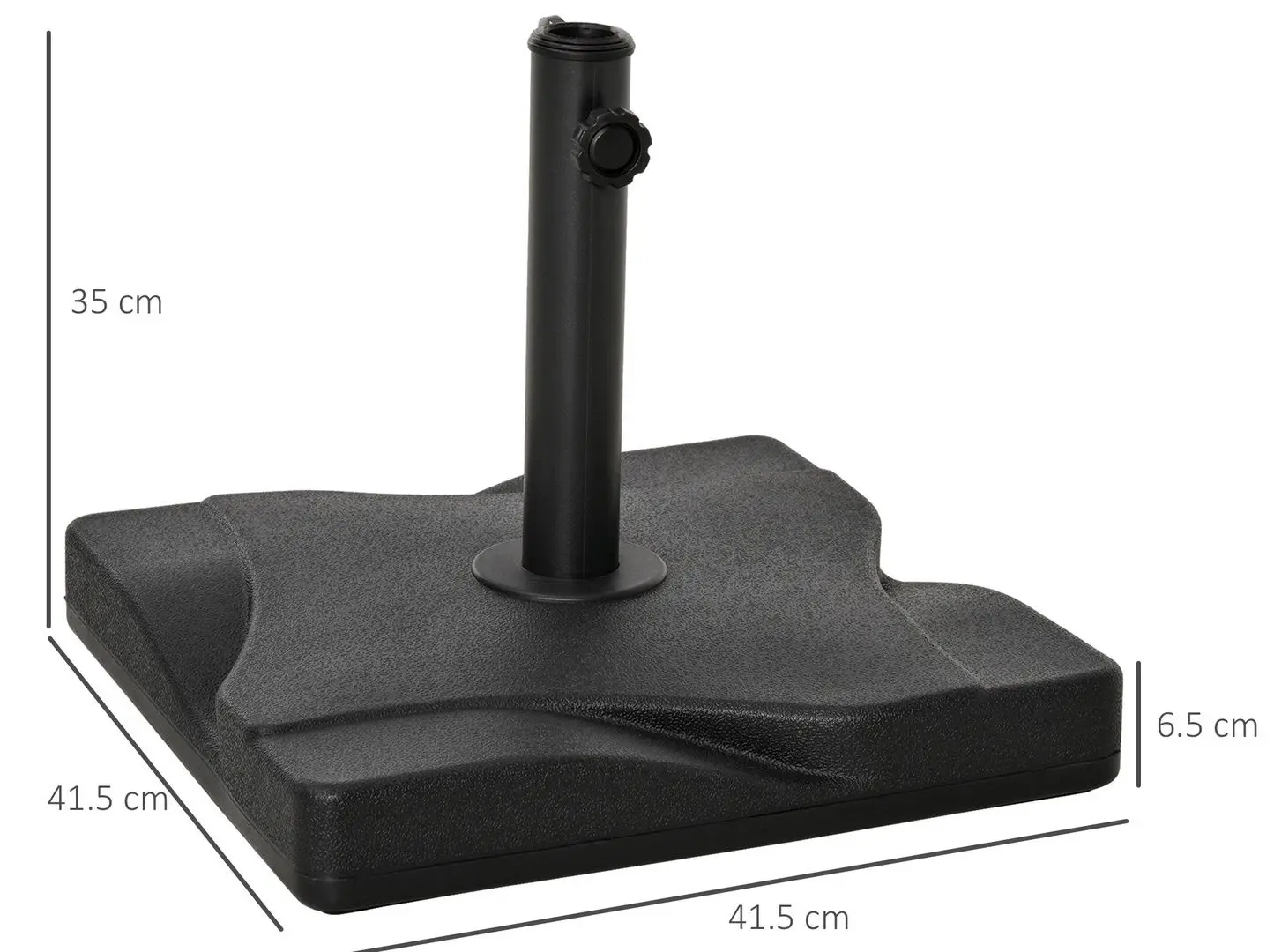 Suport pentru umbrela Outsunny 84D-078 (Black)