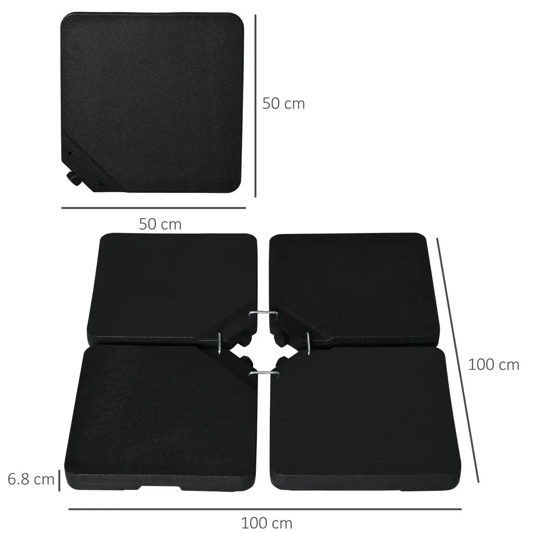 Подставка для зонта Outsunny 84D-152 (Black) - 5