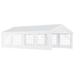 Pavilion de gradina Outsunny 01-0803 8x4 (White)