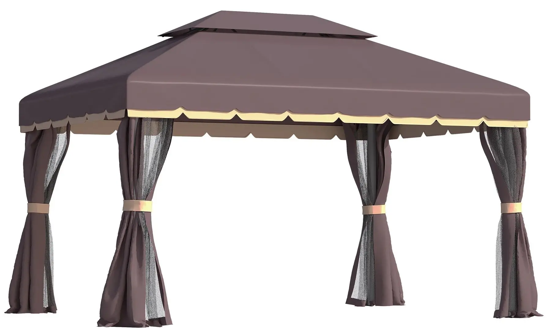 Садовый павильон Outsunny 01-0879 3x4 (Brown)