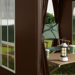 Pavilion de gradina Outsunny 100110 2x2 (Brown) Thumb