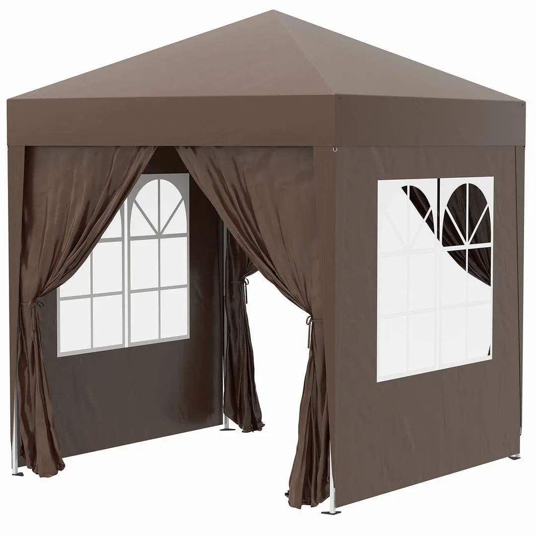 Pavilion de gradina Outsunny 100110 2x2 (Brown)