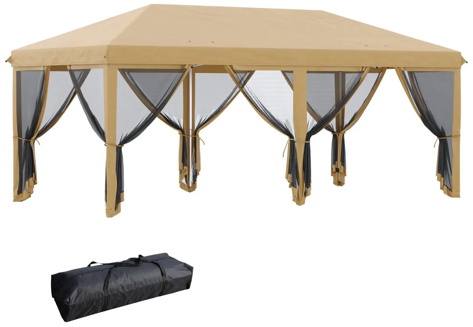 Pavilion de gradina Outsunny 840-012V03BG (Beige)