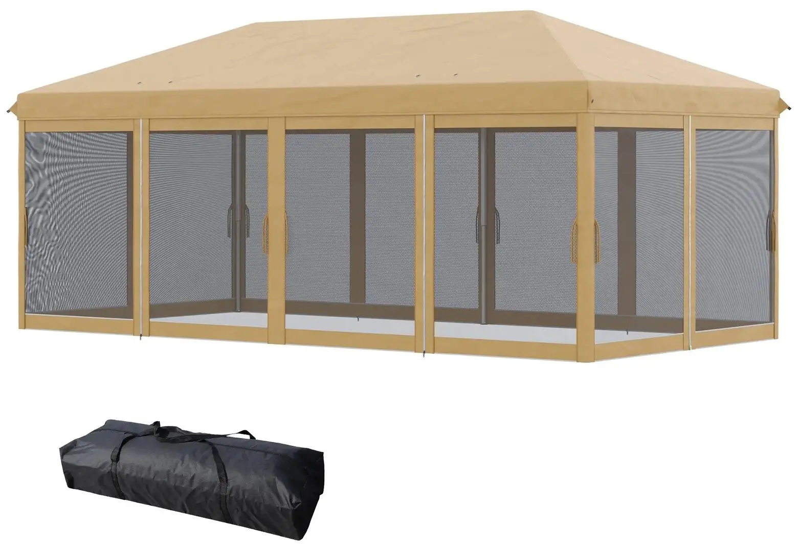 Pavilion de gradina Outsunny 840-012V03BG (Beige)