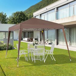 Pavilion de gradina Outsunny 840-159CF 2.4x2.4 (Brown) Thumb