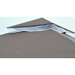 Pavilion de gradina Outsunny 84C-010CF 3.6x3 (Brown/White) Thumb