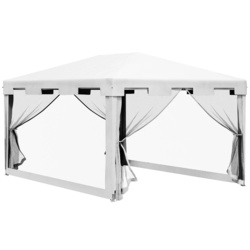 Pavilion de gradina Outsunny 84C-022V03WT 4x3 (White/Black) Thumb