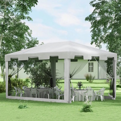 Pavilion de gradina Outsunny 84C-022V03WT 4x3 (White/Black) Thumb
