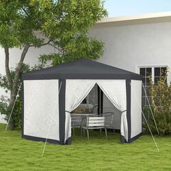 Pavilion de gradina Outsunny 84C-044 4x4 (Grey) Thumb