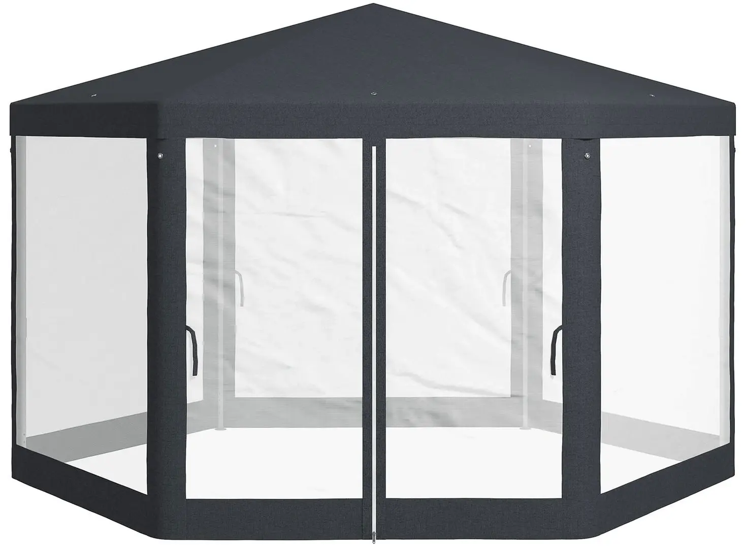 Pavilion de gradina Outsunny 84C-044 4x4 (Grey)
