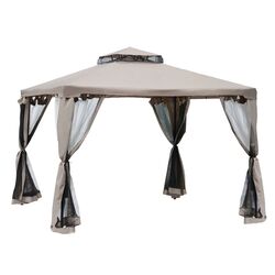 Pavilion de gradina Outsunny 84C-133CG 294x294 (Taupe)